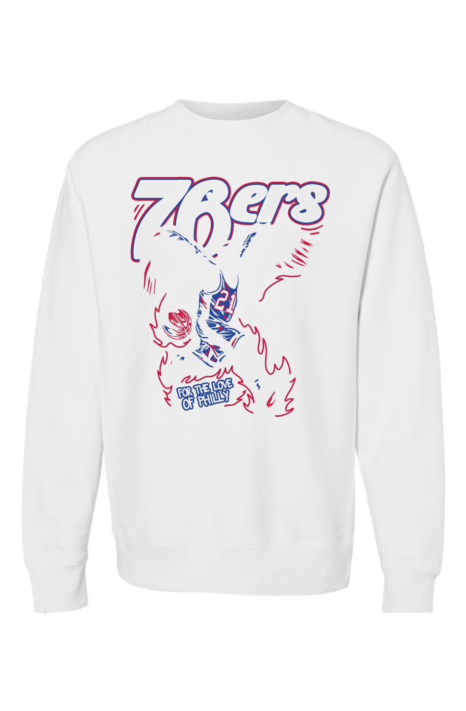 76ers Premium Heavyweight Crewneck