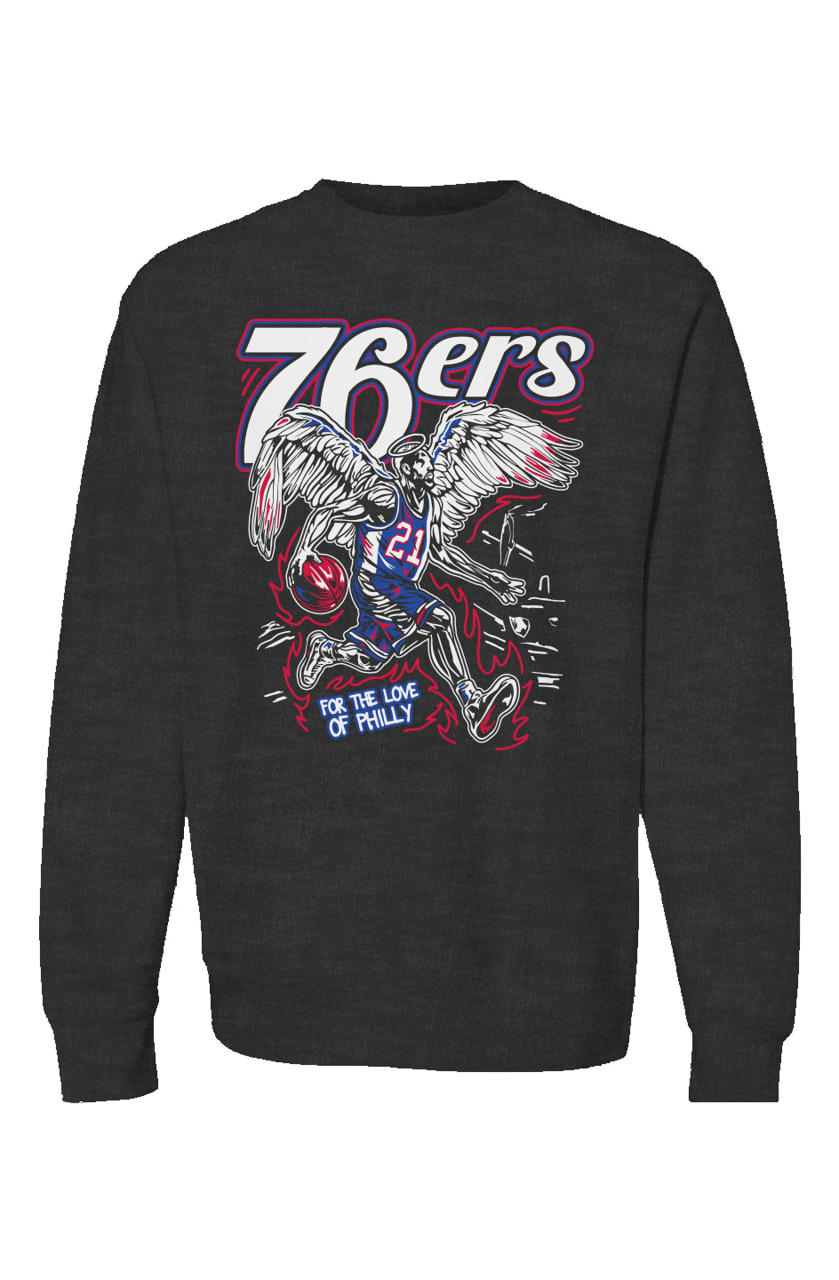 76ers Premium Heavyweight Crewneck