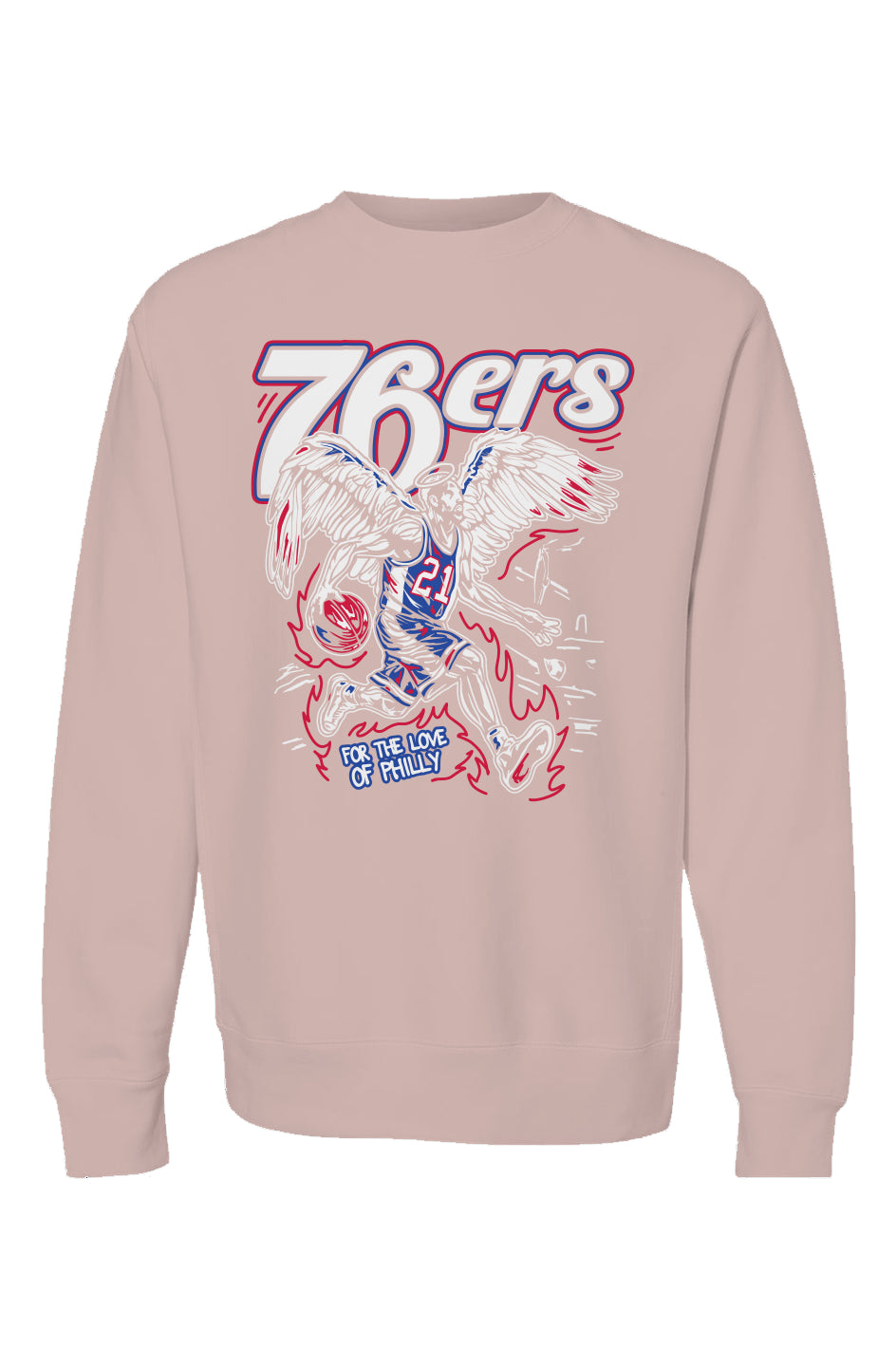 76ers Premium Heavyweight Crewneck