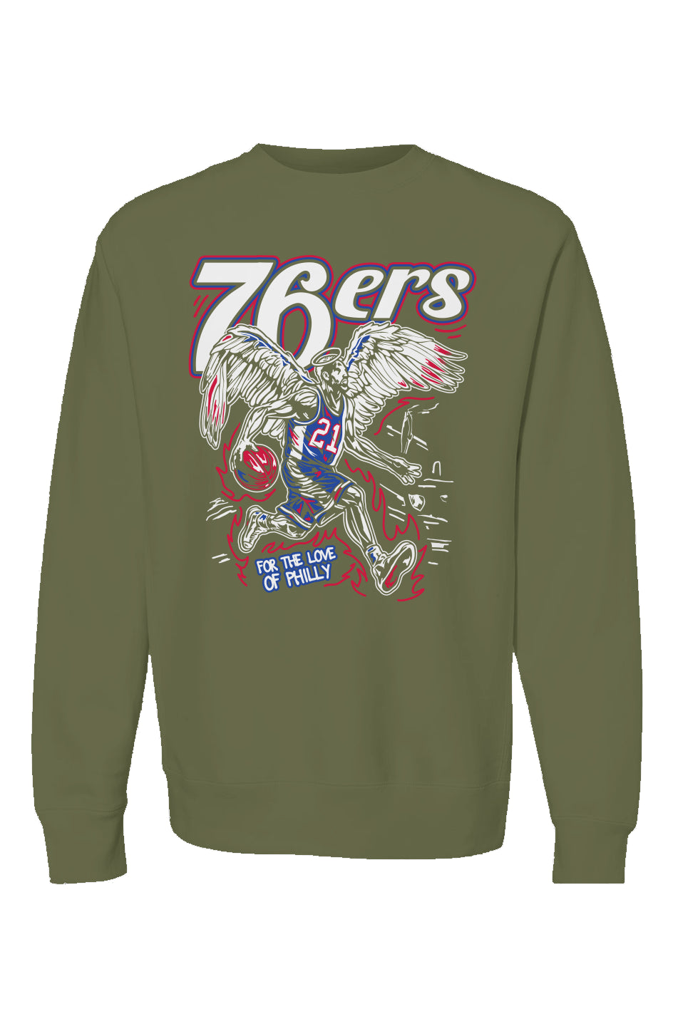 76ers Premium Heavyweight Crewneck