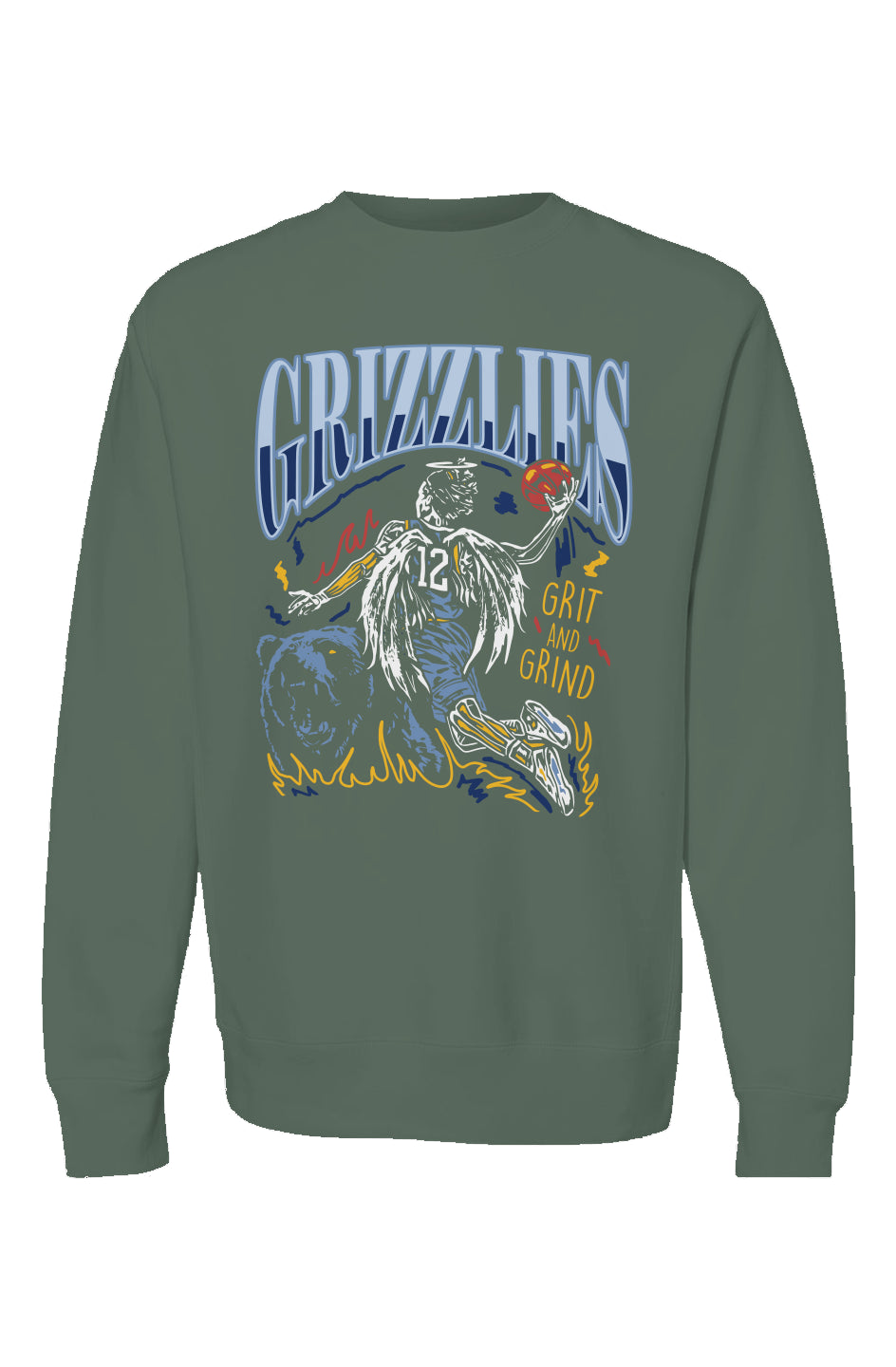 Grizzlies Premium Heavyweight Crewneck