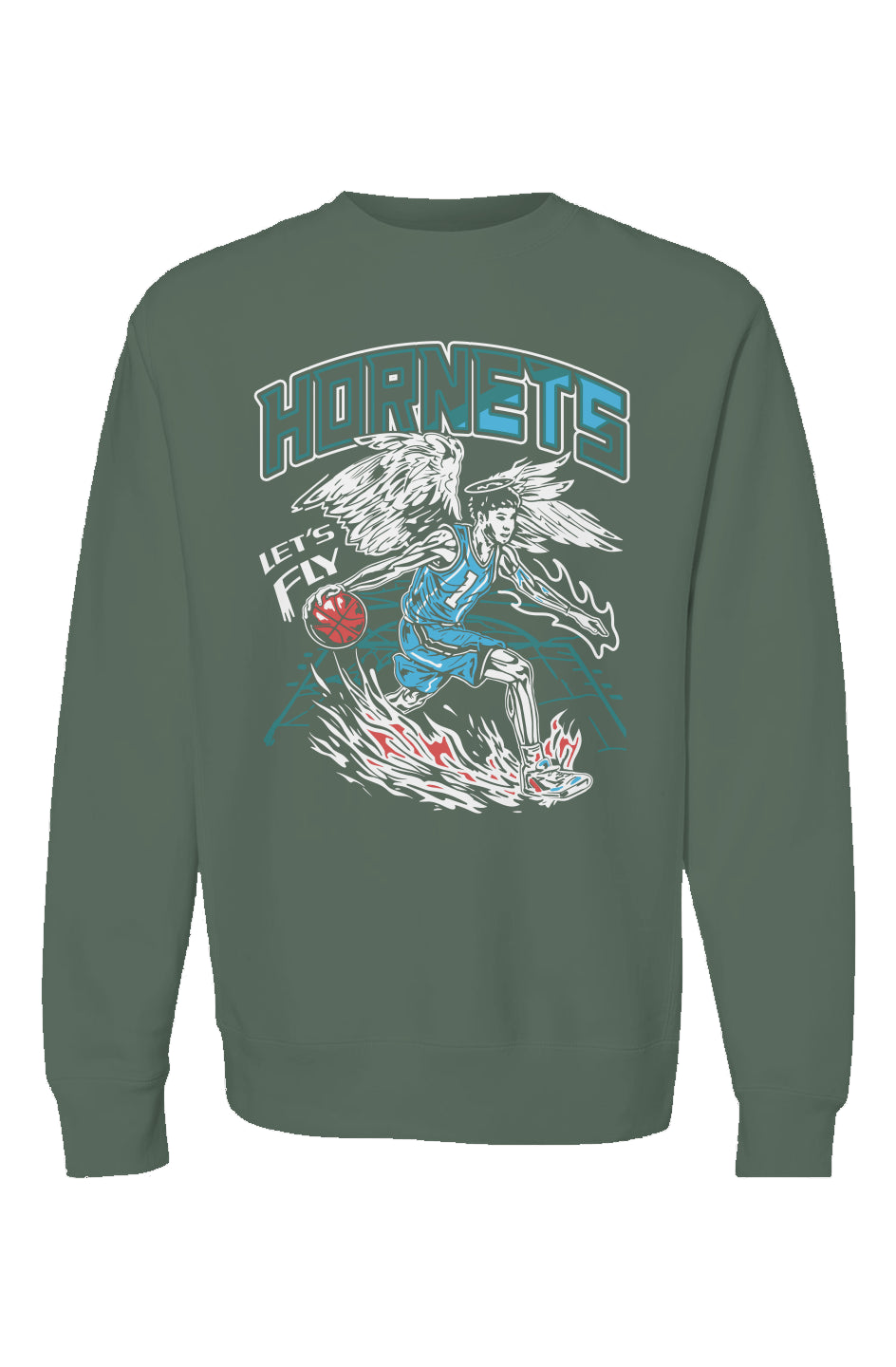 Hornets Premium Heavyweight Crewneck