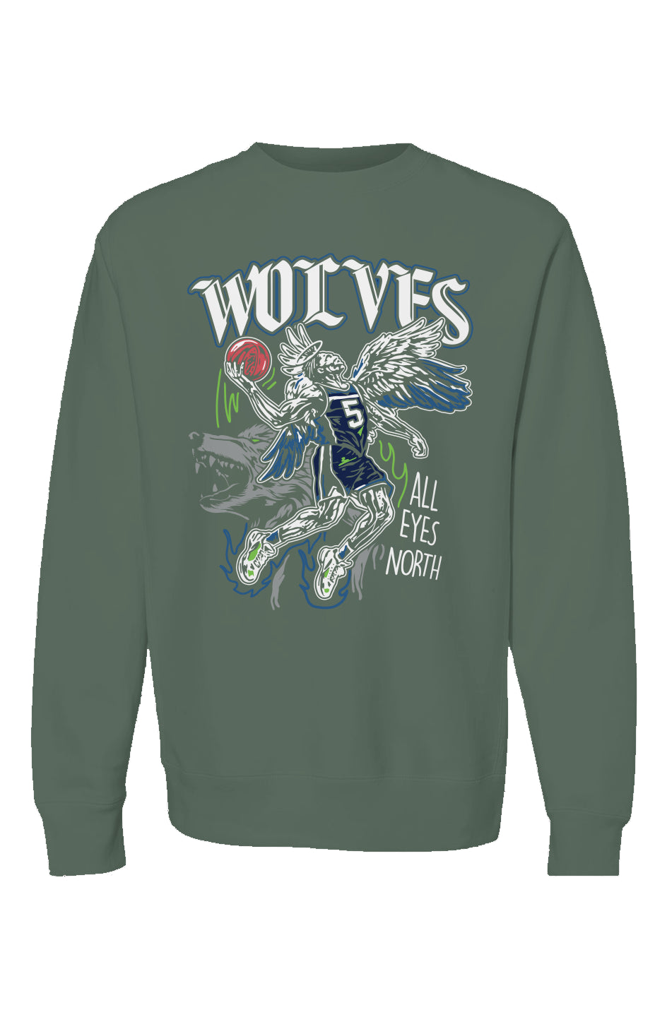 Wolves Premium Heavyweight Crewneck