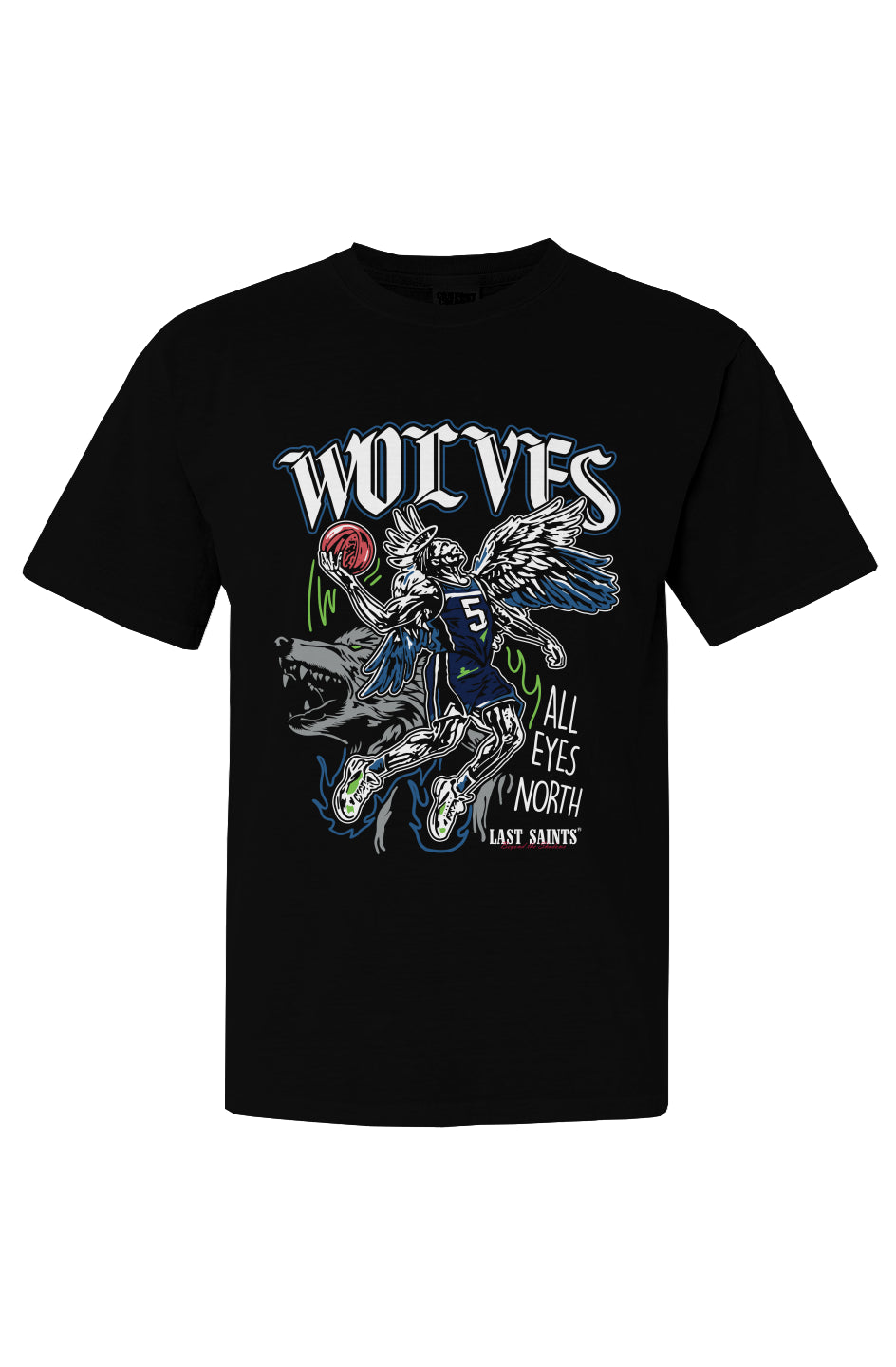 Wolves x Last Saints x NBA T Shirt